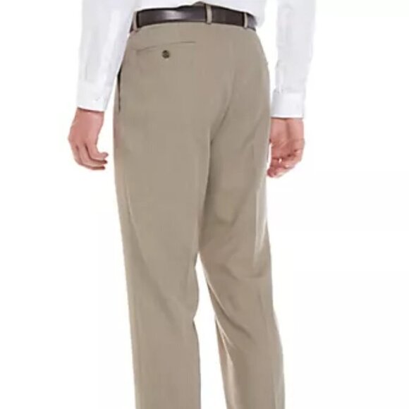LAUREN RALPH LAUREN TAN ULTRAFLEX CLASSIC FIT WRINKLE RESISTANT PANTS SIZE 42x30 - Picture 2 of 11